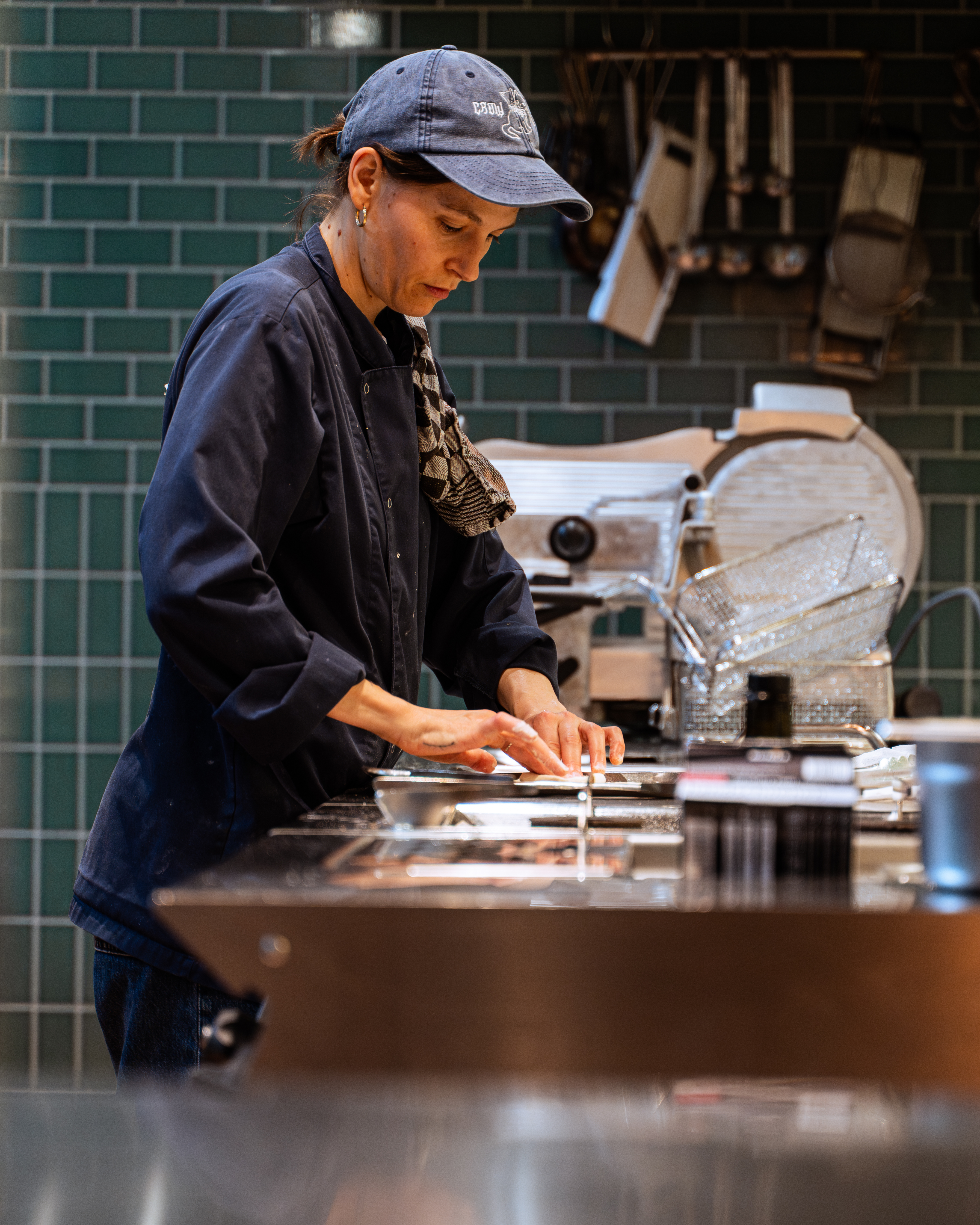 Portrait of chef at work in the kitchen